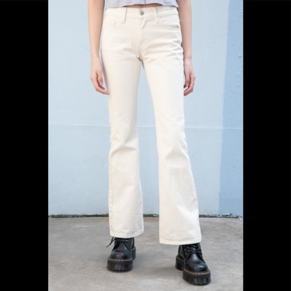 Brandy Melville Cream/Ivory Jeans